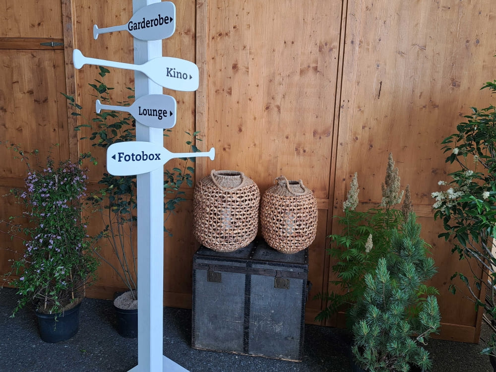 Fotobox mieten Wegweiser